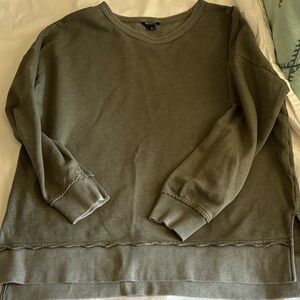 Buffalo David Bitton Olive Green Crewneck Sweatshirt